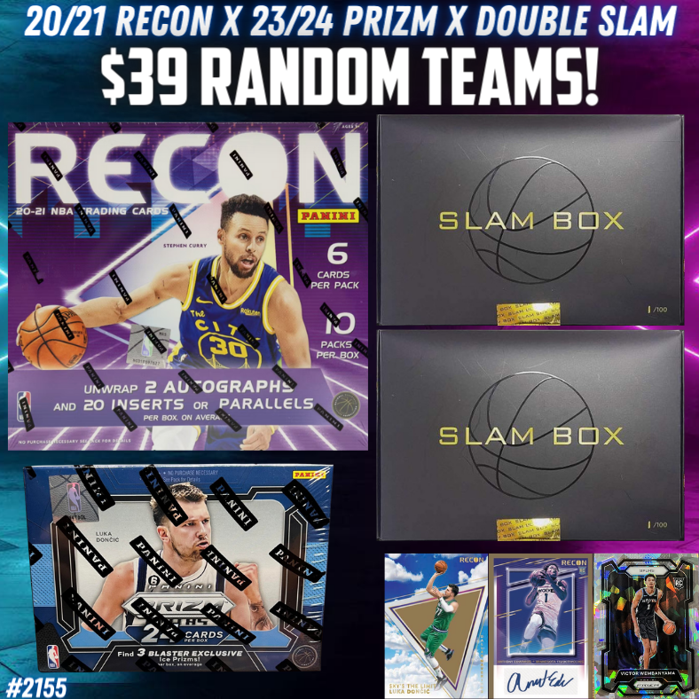 Break 2155 - NBA Dual Year Recon x Prizm x Double Slam - $39 Random Teams!