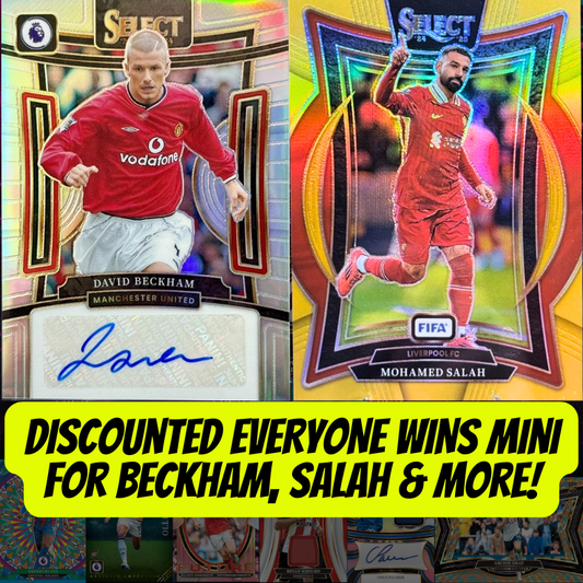 Discounted EVERYONE WINS Mini for Beckham, Salah & More in Break 5040 - 24/25 Select Premier League HOBBY - Half Case - PYT!