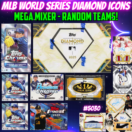 Break 5030 - MLB World Series Diamond Icons Mega Mixer - Random Teams!