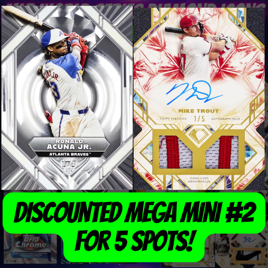 Discounted Mega Mini #2 for 5 SPOTS in Break 5030 - MLB World Series Diamond Icons Mega Mixer - Random!