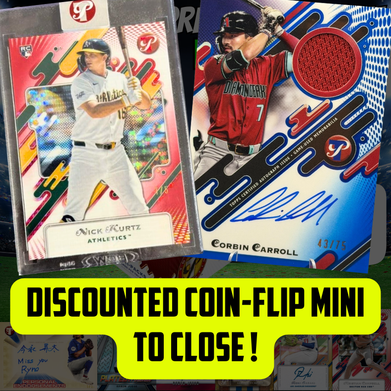 DISCOUNTED Coin-flip Mini to CLOSE Break 5300 - 2025 Topps Pristine Baseball - FULL CASE - Pick Your Team!