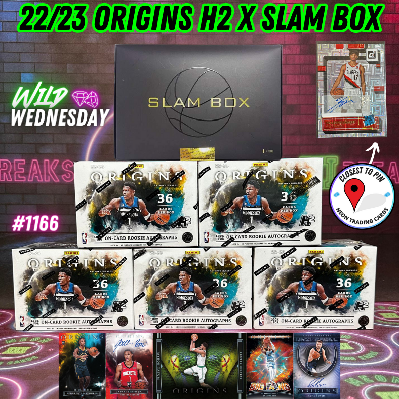 Break 1166 - NBA 22/23 Origins H2 + Slambox 6 Box Mixer - Pick Your Team!