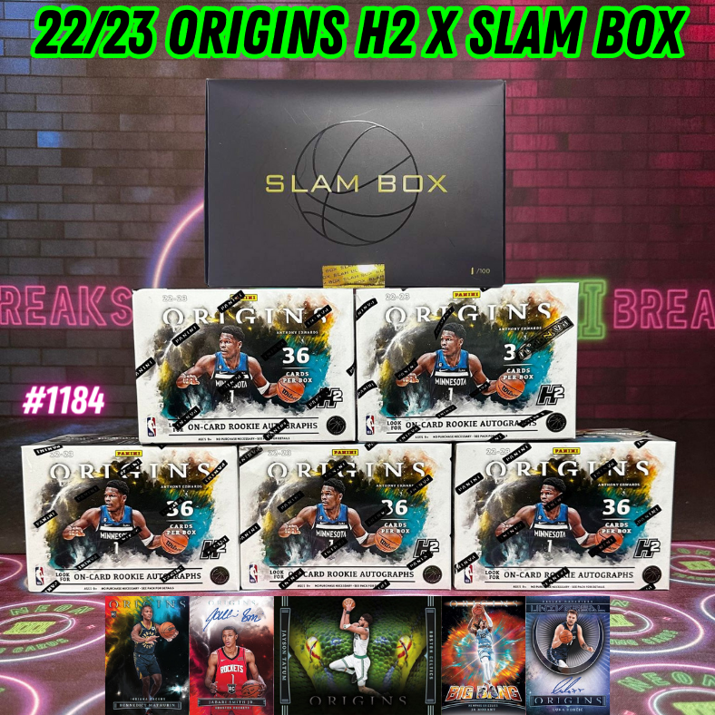 Break 1184 - NBA 22/23 Origins H2 + Slambox 6 Box Mixer - Pick Your Team!
