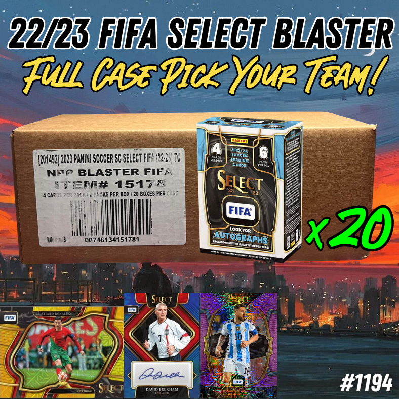 Break 1194 - 22/23 FIFA Select Blaster FULL CASE - Pick Your Player / Team