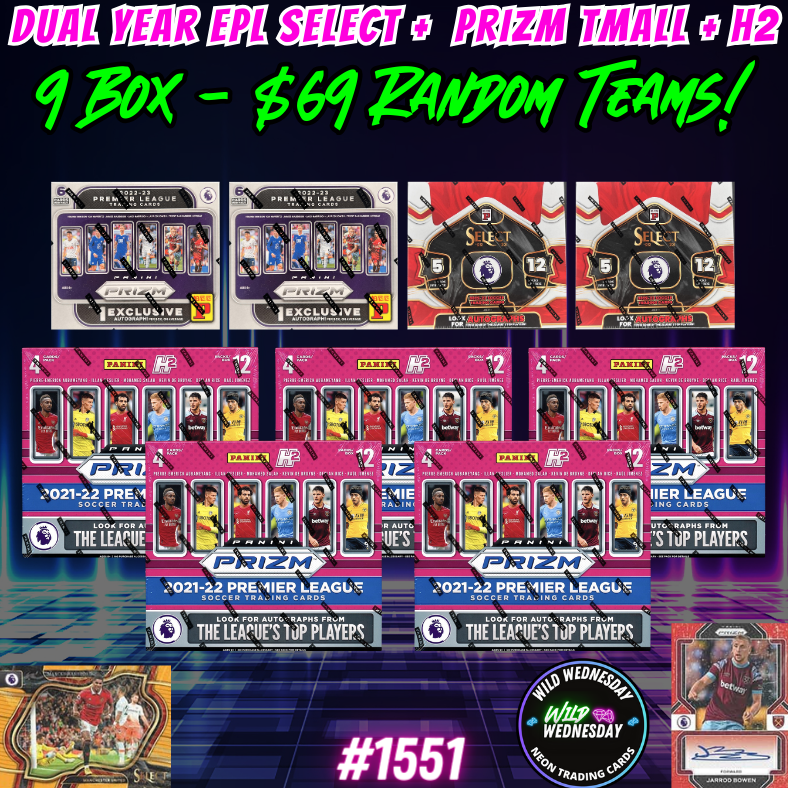 Break 1551 - EPL Dual Year Prizm x Select 9 Box - $69 Random Teams!