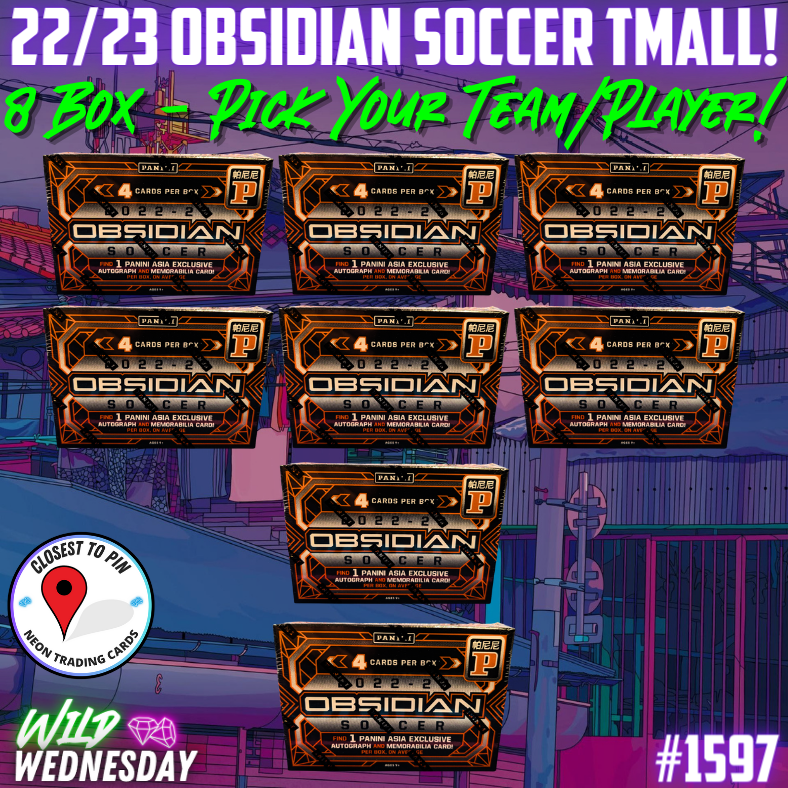 Break 1597 - 22/23 Obsidian Soccer Tmall 8 Box - Pick Your Team/Player!