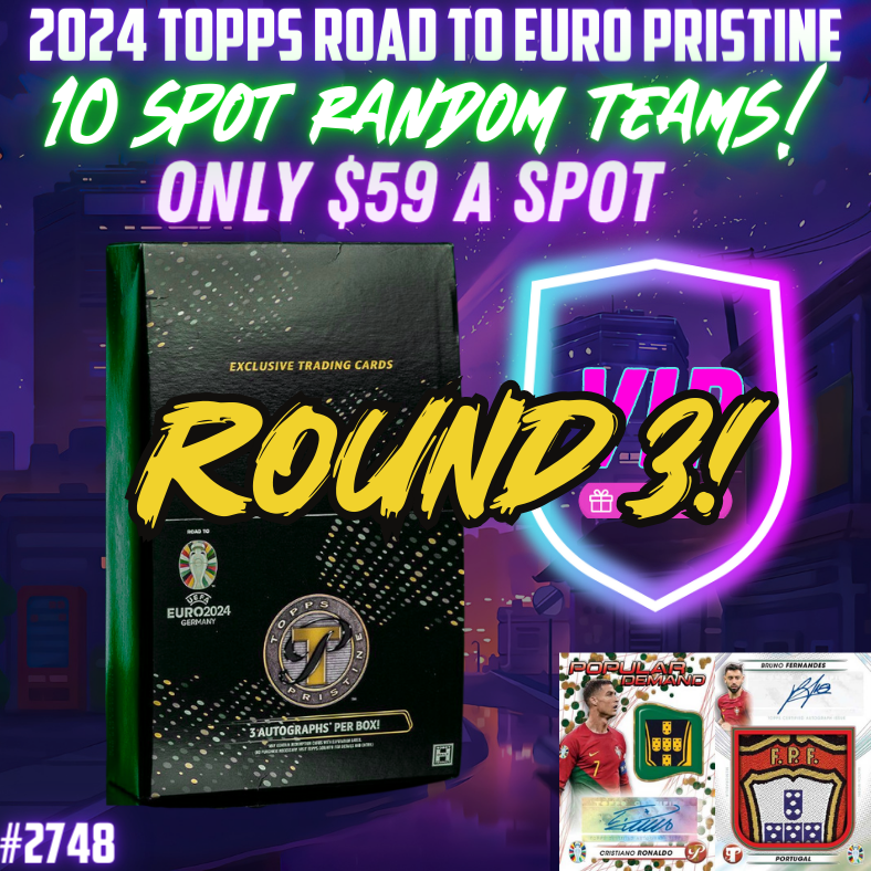 Break 2748 - Topps Pristine Road to Euros 2024 - 10 Spot - Random Teams - ONLY $59 A SPOT - ROUND 3