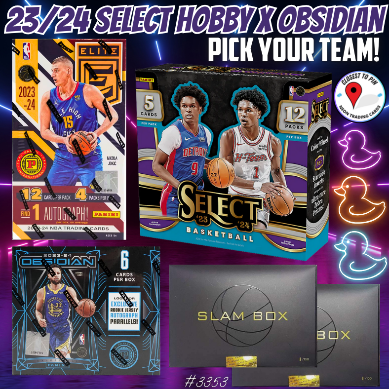 Break 3353 - 23/24 NBA Select Hobby x Obsidian Pick Your Team Mixer