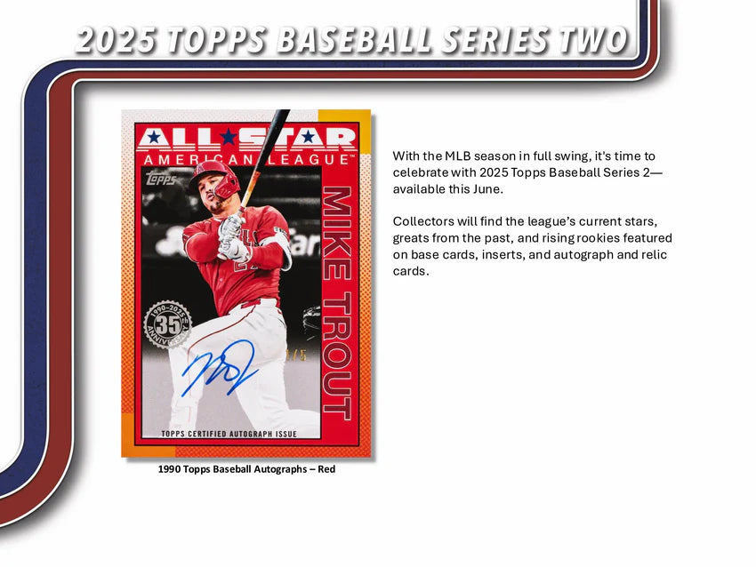 2025 Topps Series 2 Baseball Value Box