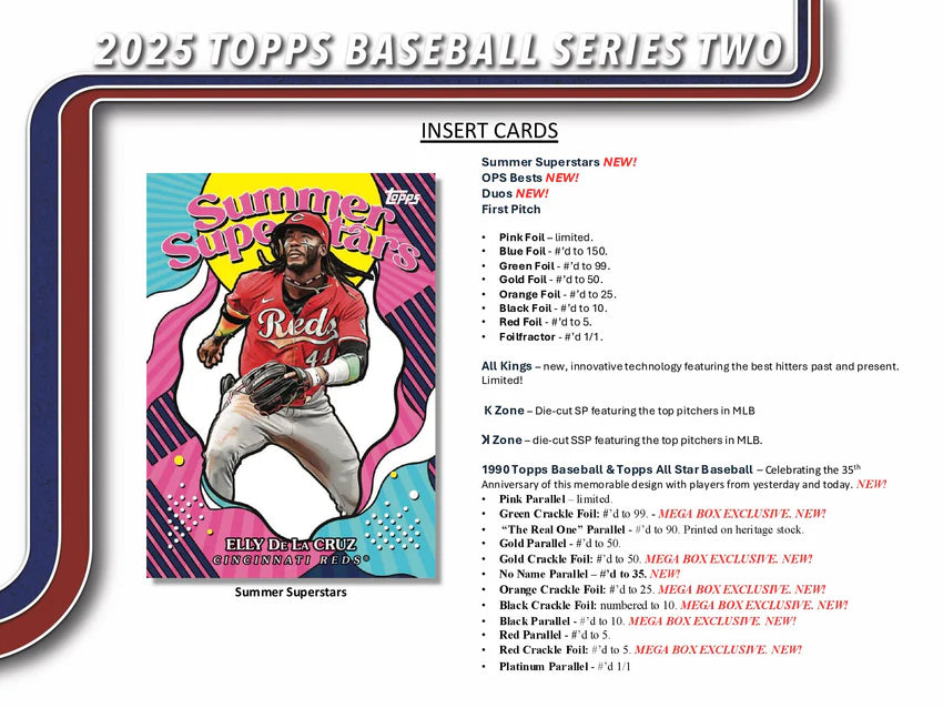 2025 Topps Series 2 Baseball Mega Box