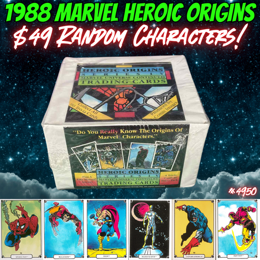 Break 4950 - 1988 Marvel Heroic Origins Box - Random Characters!