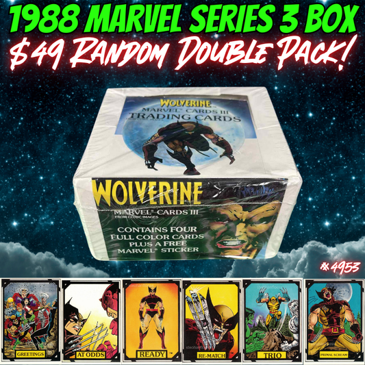 Break 4953 - 1988 Marvel Series 3 Box - Random Double Pack!