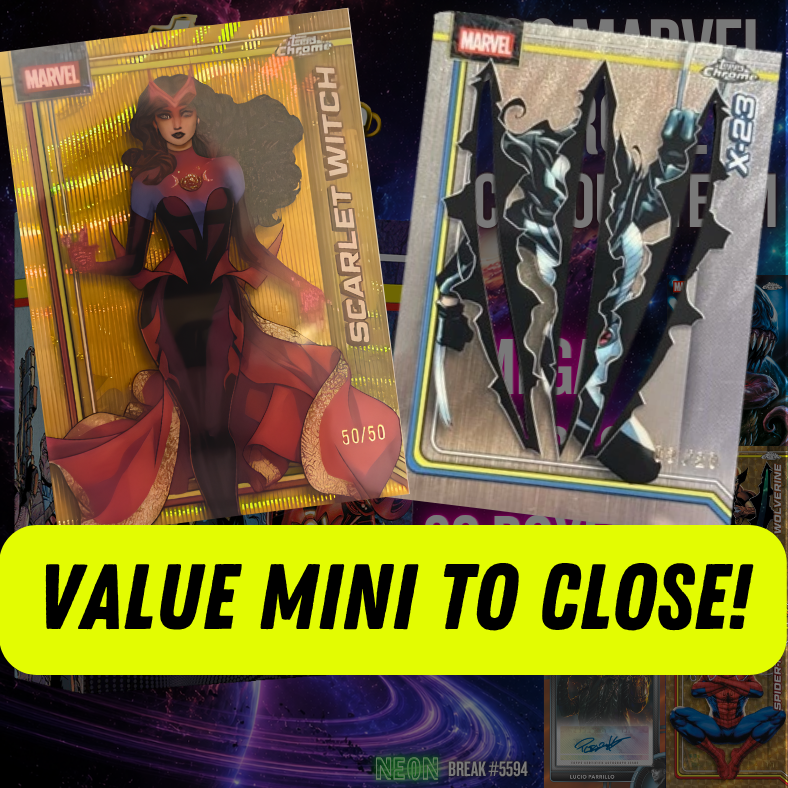 VALUE Mini to CLOSE Break 5594 - 2026 Topps Chrome Marvel Comics - FULL CASE - 20 Mega Box - PYC!