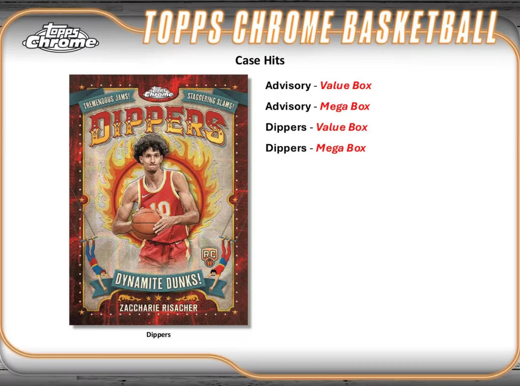 24/25 Topps Chrome Basketball Value Box