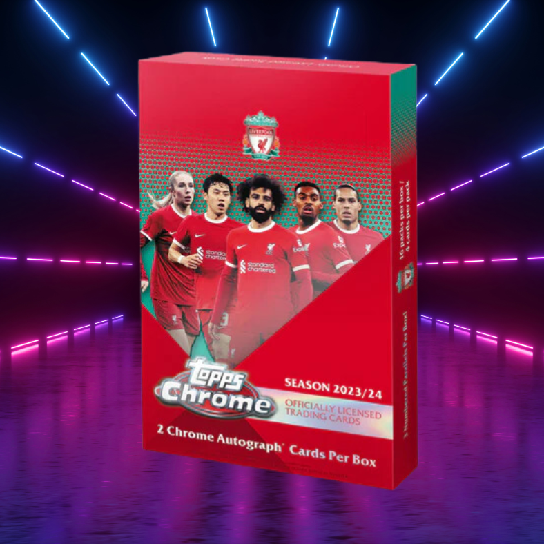 2023/24 Topps Liverpool FC Chrome Hobby Box