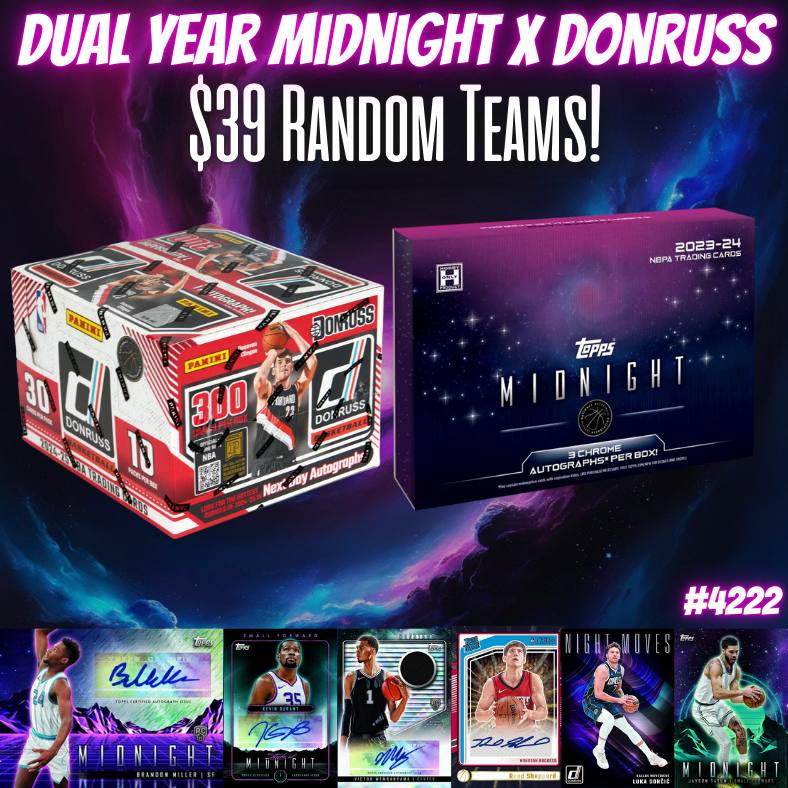 Break 4222 - NBA Dual Year Donruss x Midnight - $39 Random!