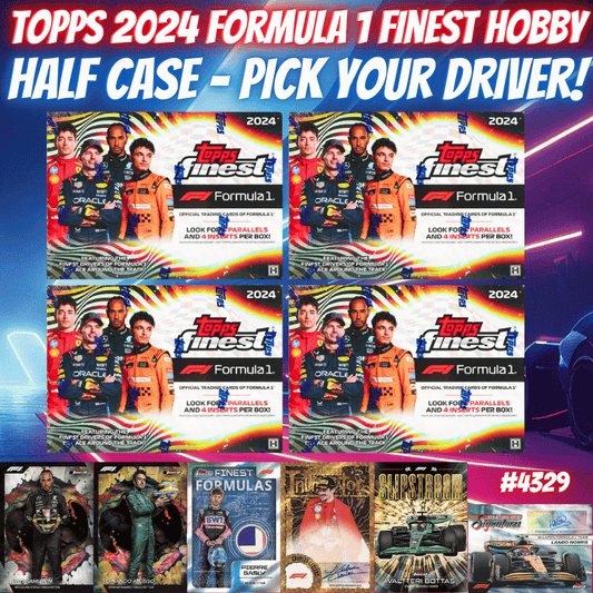 Break 4329 - Topps 2024 Formula 1 Finest Hobby - HALF CASE - Pick Your Driver!