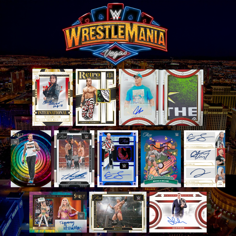 Break 4354 - WRESTLEMANIA 41 - Double National Treasures 7 Box MONSTER - $179 Random Superstar!
