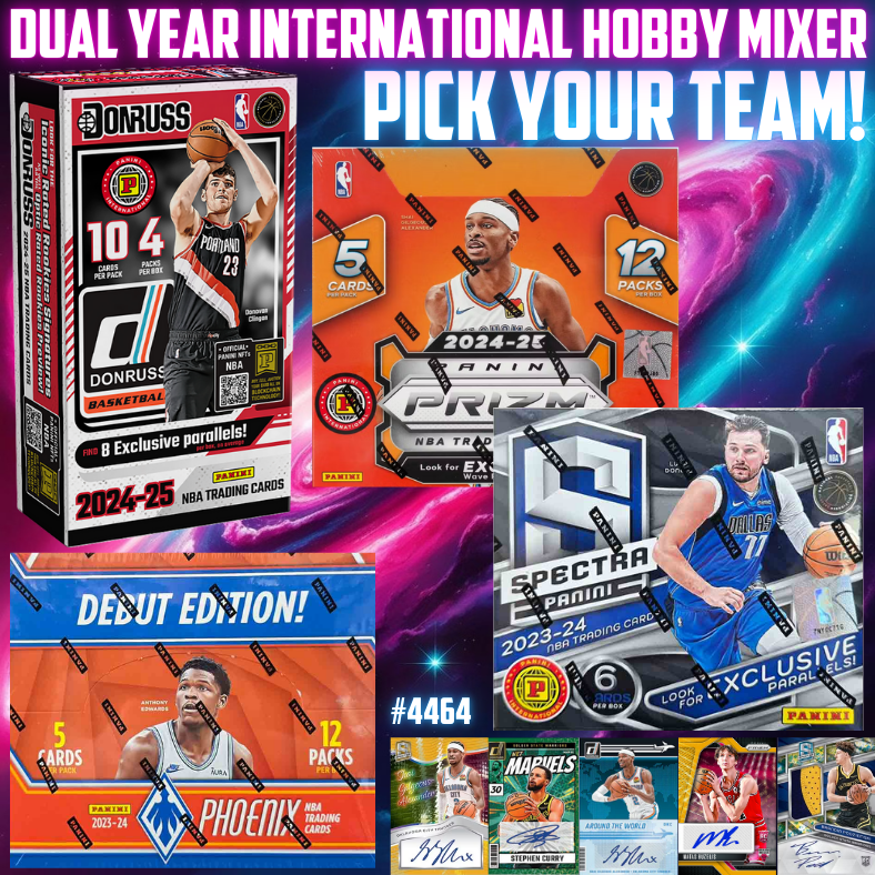Break 4464 - NBA Dual Year Spectra x Prizm 4 Box Int. Hobby - Pick Your Team!
