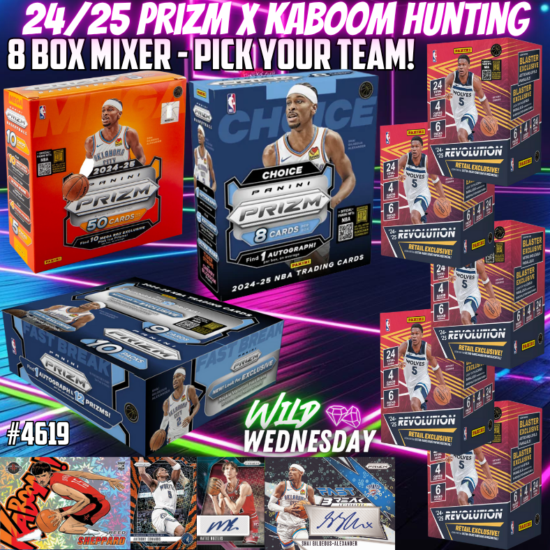 Break 4619 - NBA 24/25 Prizm CHOICE x Fastbreak x Revo 8 Box - Pick Your Team!