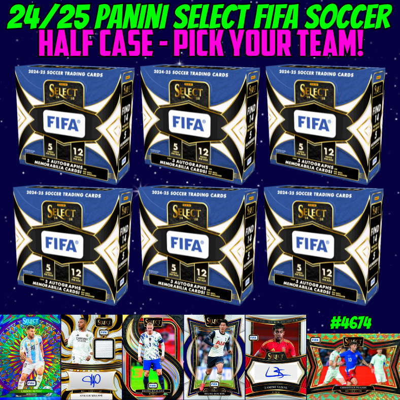 Break 4674 - 24/25 FIFA Select HOBBY - HALF CASE - Pick Your Team!