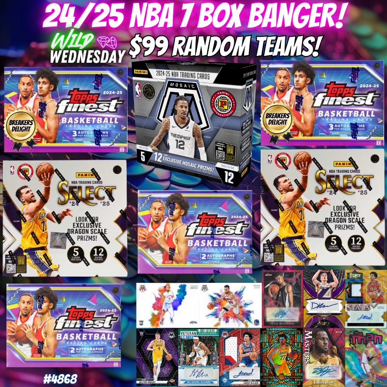 Break 4868 - 24/25 NBA 7 Box Banger - Random Teams!