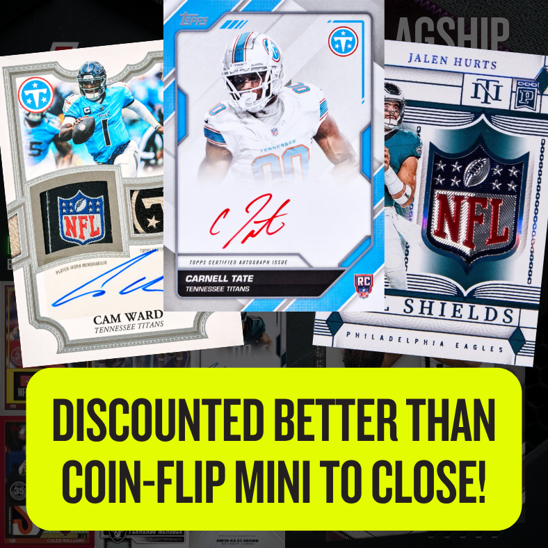 DISCOUNTED BETTER THAN COIN FLIP MINI TO CLOSE Break 5697 - 2026 NFL Flagship Hobby 12 Box - FULL CASE - PYT!