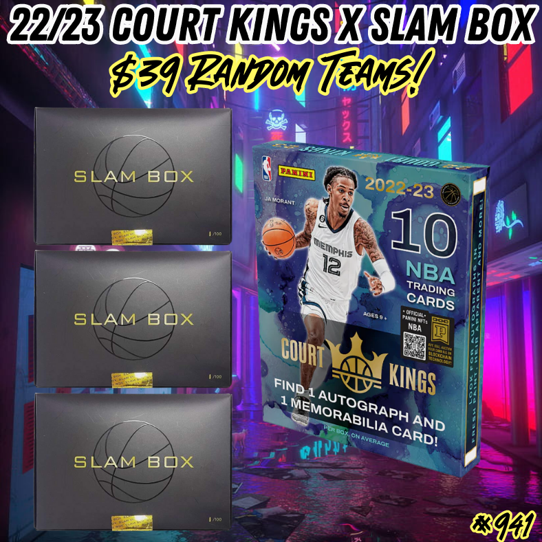 Break 941 - NBA 22/23 Court Kings + Triple Slam Box - $39 Random Teams!