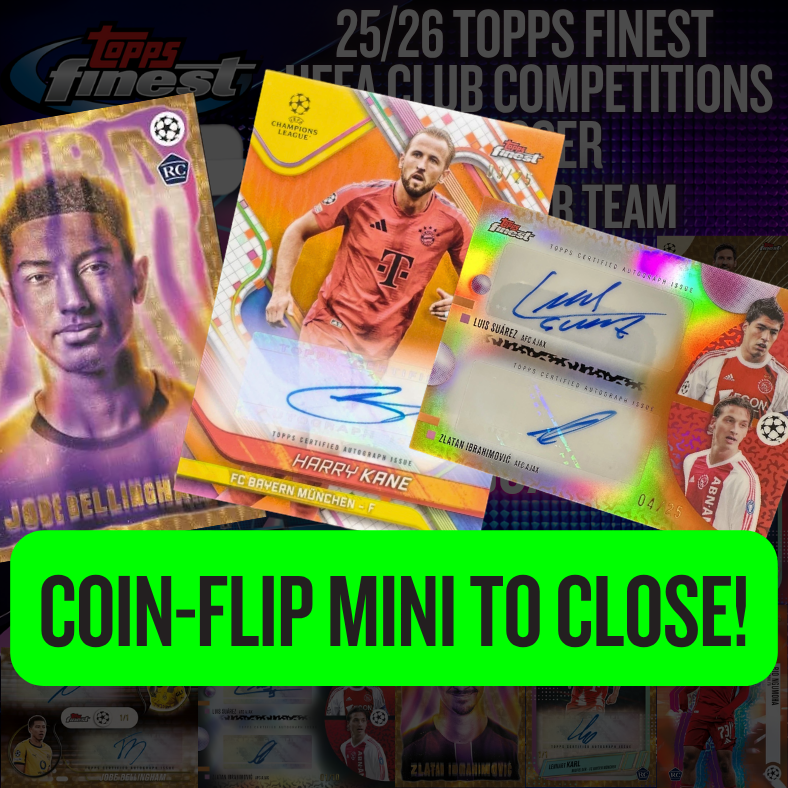 Coin-Flip MINI TO CLOSE Break 5586 - 25/26 Finest UCC Full Case PYT!