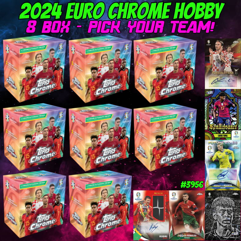 Break 3956 - 2024 Euro Chrome Hobby - 8 Box - Pick Your Nation!