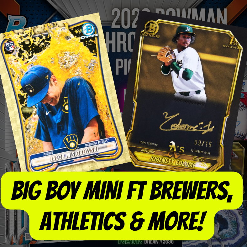 BIG BOY MINI ft Brewers, Athletics & More in Break 5698 - 2026 Bowman Chrome Double Half Case PYT!