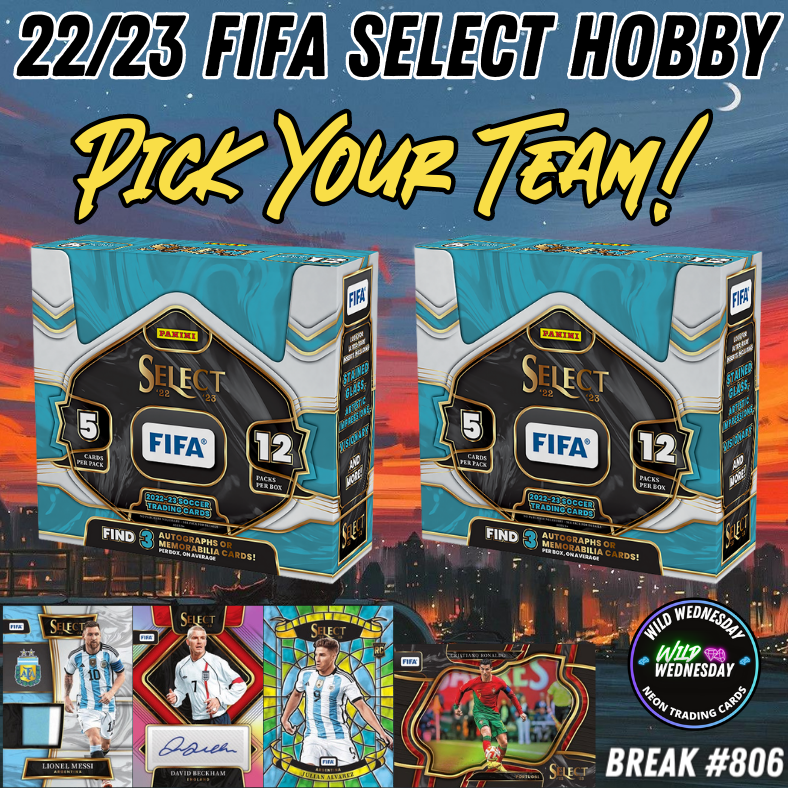 Break 806 - 22/23 FIFA Select Hobby 2 Box - Pick Your Team