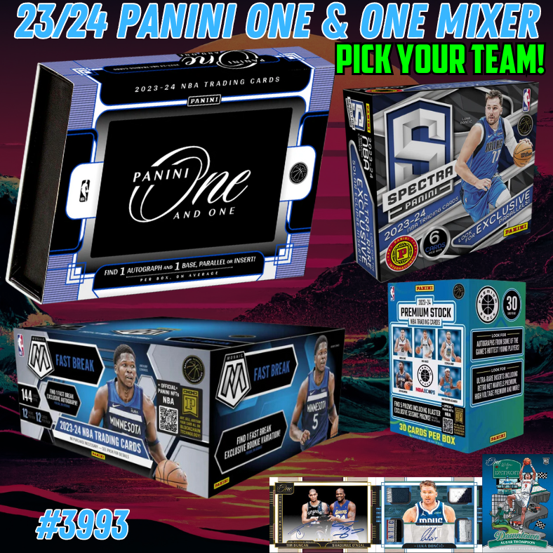 Break 3993 - NBA 23/24 One & One x Mosaic Fast Break 4 Box - Pick Your Team!