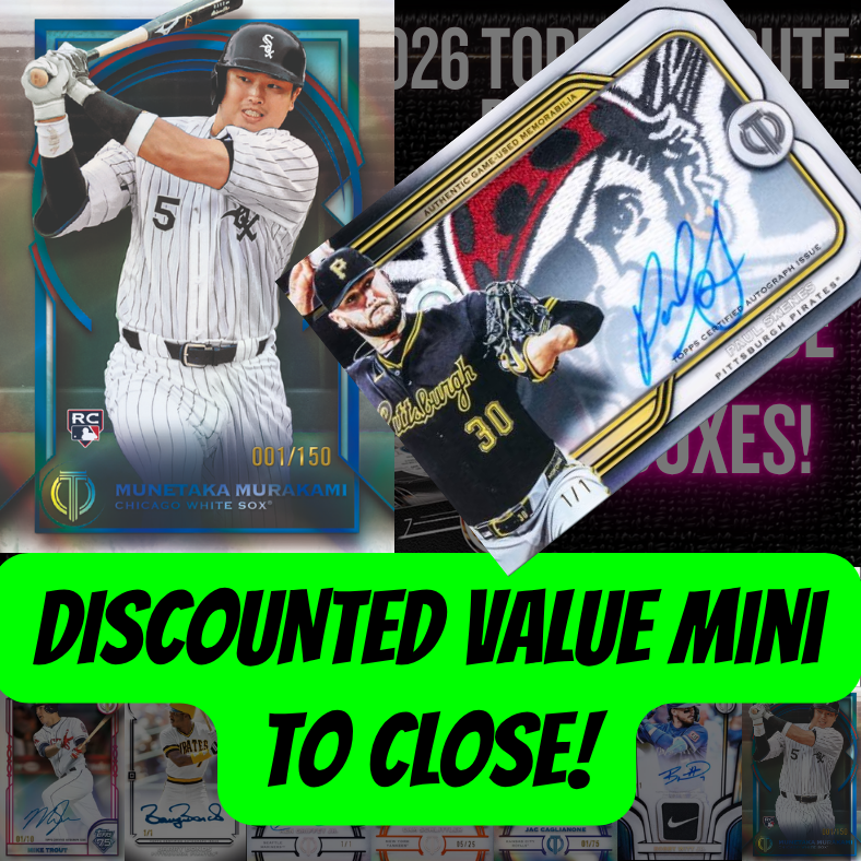 DISCOUNTED VALUE Mini to CLOSE Break 5628 - 2026 Topps Tribute Baseball - FULL CASE - PYT!
