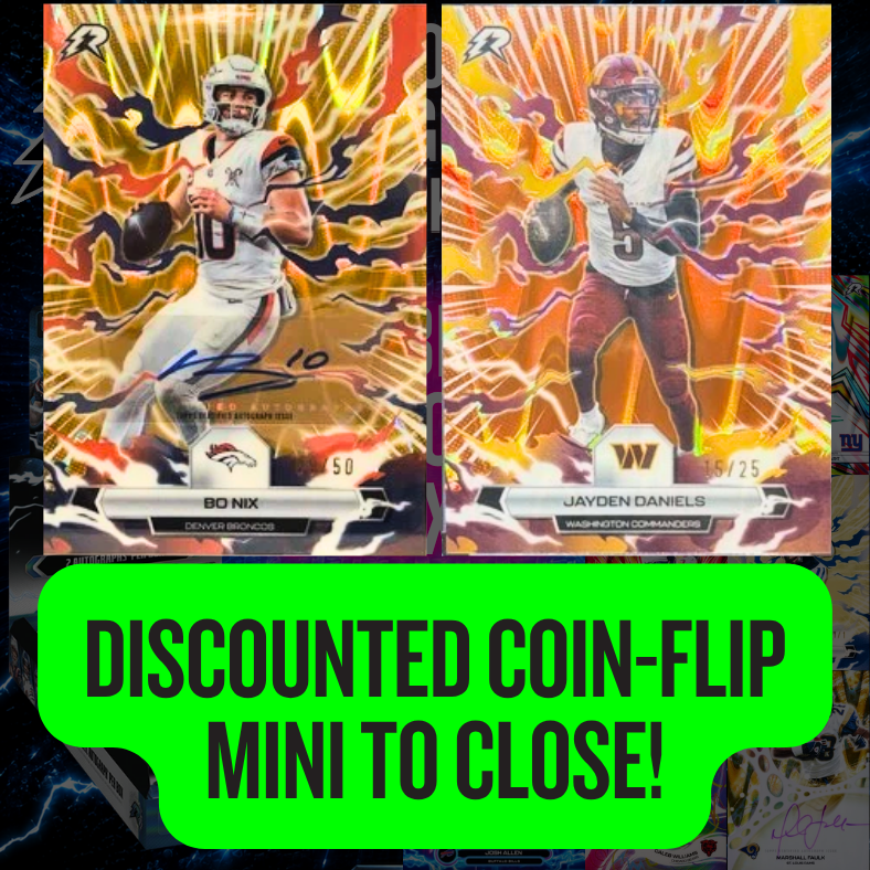 DISCOUNTED COIN-FLIP MINI TO CLOSE Break 5627 - 2025 Topps Resurgence Football HOBBY - HALF CASE - PYT!
