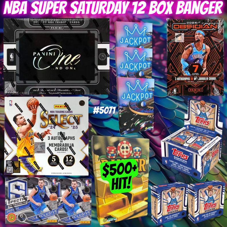 Break 5071 - NBA SUPER SATURDAY - 12 Box - Banger - Random Teams!