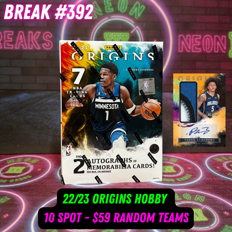 Break 392 - NBA 22/23 Origins - 10 Spot Random Teams!