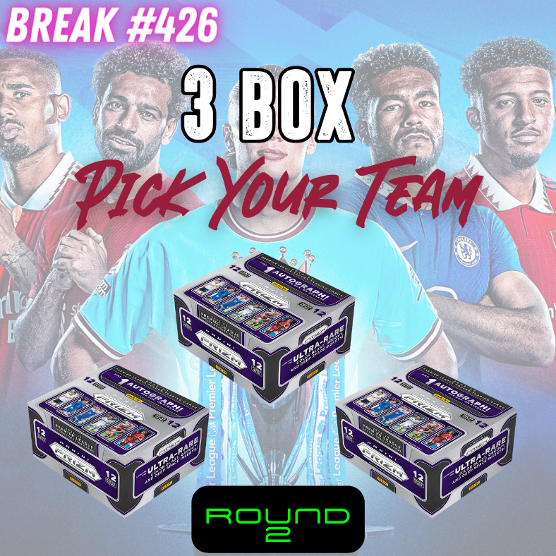 Break 426 - 22/23 EPL Prizm Hobby - 3 Boxes - Pick Your Team / Player!