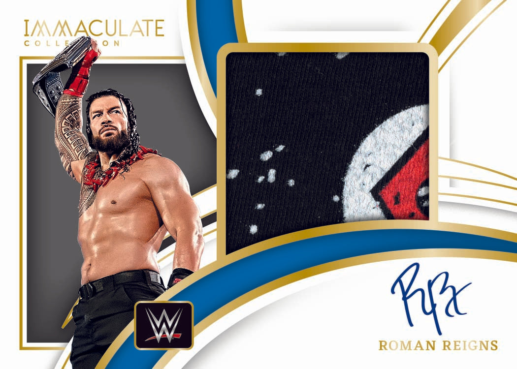 Break 271 - 2022 WWE Immaculate FULL CASE - Random Superstar - $15 a spot