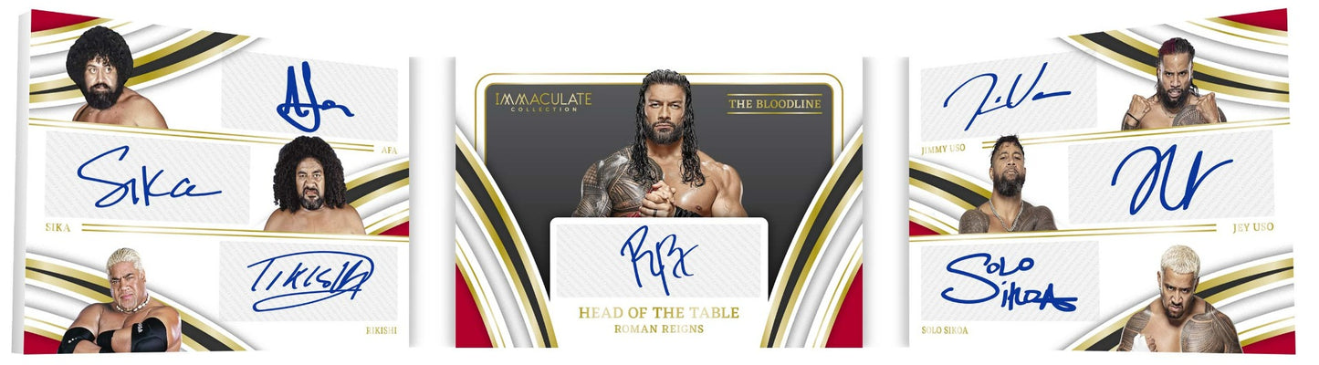 Break 271 - 2022 WWE Immaculate FULL CASE - Random Superstar - $15 a spot