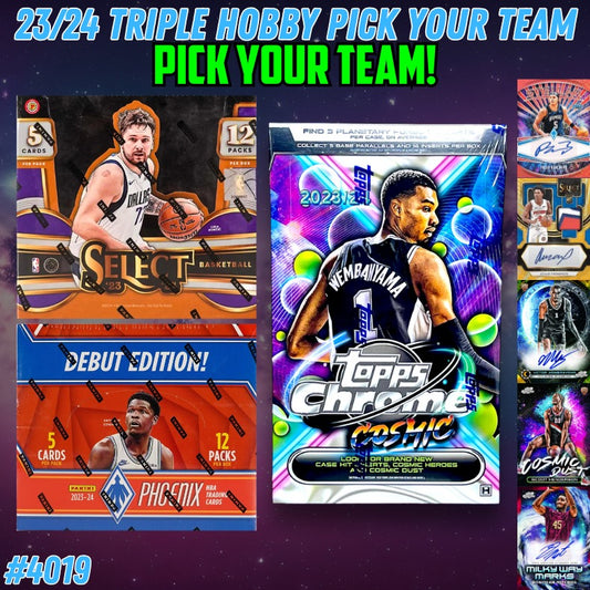 Break 4019 - 23/24 NBA Triple Hobby Pick Your Team!