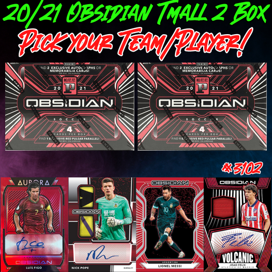 Break 3102 - 20/21 Obsidian Tmall - 2 Box - Pick Your Team!