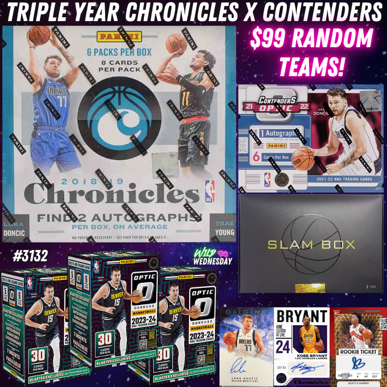 Break 3132 - NBA Triple Year Chronicles x Contenders - $99 Random Teams!