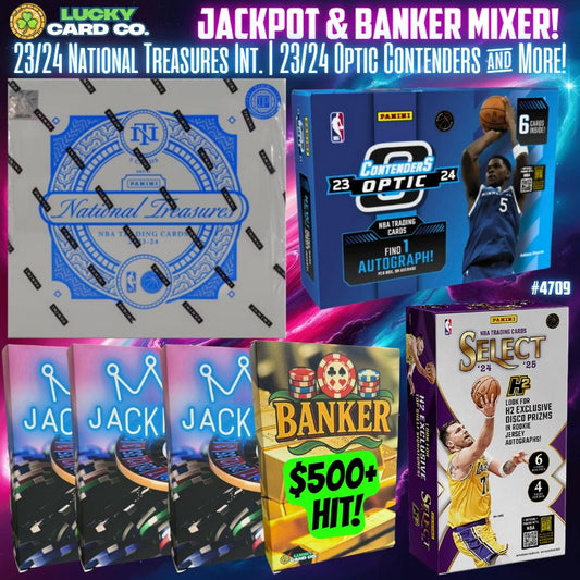 Break 4709 - NBA MONSTER National Treasures x Contenders x Lucky 7 Box Slammer - $149 Random Teams!
