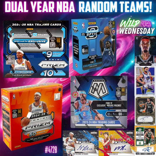 Break 4728 - NBA DUAL YEAR Wild Wednesday - Random Teams!