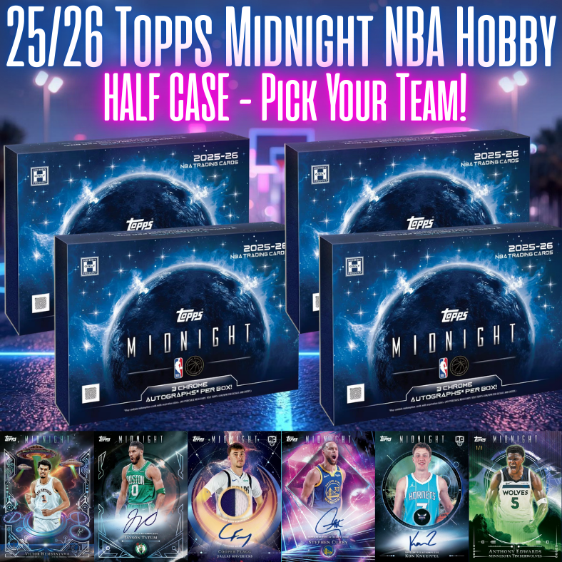 Break 5279 - 25/26 Topps Midnight NBA Hobby - HALF CASE - Pick Your Team!