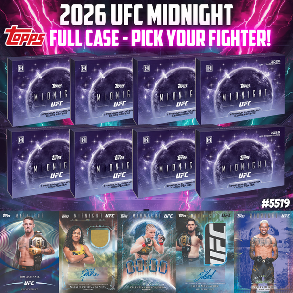 Break 5519 - 2026 UFC Midnight FULL CASE - Pick Your Fighter!