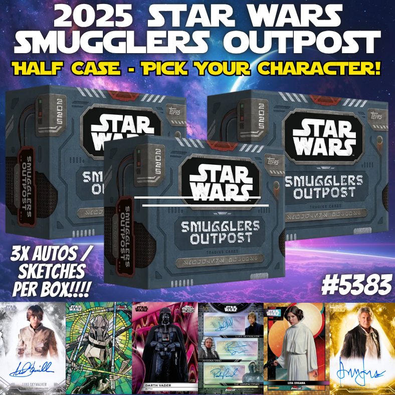 Break 5383 - 2025 Star Wars Smugglers Outpost - HALF CASE - Pick Your Character!
