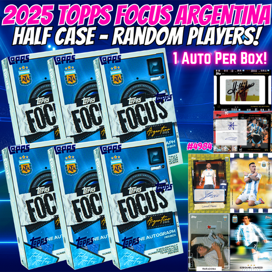 Break 4984 - 2025 Topps Focus Argentina - Half Case - Random Players!