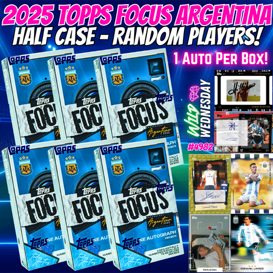 Break 4982 - 2025 Topps Focus Argentina - Half Case - Random Players!